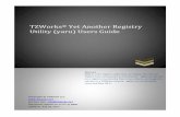 TZWorks Yet Another Registry Utility (yaru) Users Guide