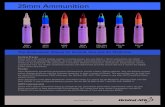 25mm Ammunition Fact Sheet