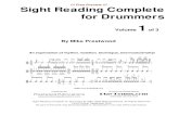 Sight Reading Complete for Drummers - Play-drums.com