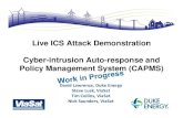 Live ICS Attack Demonstration Cyber-intrusion Auto-response and ...