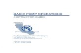 basic pump operations instructor guide