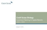 Credit Suisse Strategy - Investment Banking & Capital Markets ...