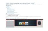 Tizen-based Samsung TV Web Simulator Guide