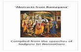 'Abstracts from Ramayana' Compiled from the speeches of Sadguru ...
