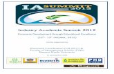 Industry-Academia Summit 2012 - A Report