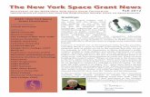 Fall 2012 The New York Space Grant News