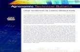 Agronomic Technical Bulletin