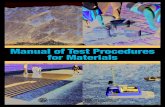 2015 Manual of Test Procedures for Materials