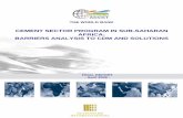 cement sector program in sub-saharan africa: barriers analysis to ...