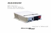 MS Series Pure Sine Wave Inverter/Charger Owner's Manual