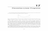 Piecewise-Linear Programs