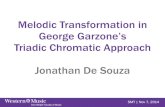 Melodic Transformation in George Garzone's Triadic