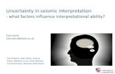 Uncertainty in seismic interpretation - what factors influence ...