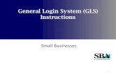 General Login System (GLS) Instructions