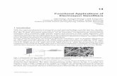 Functional Applications of Electrospun Nanofibers