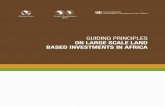 Guiding Principles on Large Scale Land Based Investments in Africa
