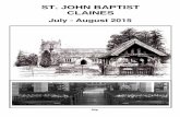 ST. JOHN BAPTIST CLAINES September 2014