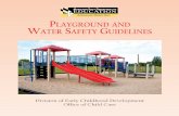 PLAYGROUND AND WATER SAFETY GUIDELINES