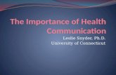 The Importance of Health Communication