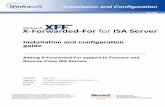 X-Forwarded-For for ISA Server Installation and Configuration Guide