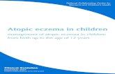 Atopic eczema in children Atopic eczema in children