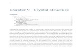 Chapter 9 Crystal Structure