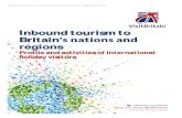 Inbound tourism to Britain regions
