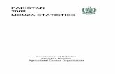 PAKISTAN 2008 MOUZA STATISTICS