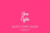Yore Oyster Quick Start Guide OUTLINES