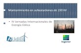 Mantenimiento en subestaciones de 150 kV • IV Jornadas ...