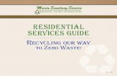 RESIDENTIAL SERVICES GUIDE