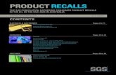 the sgs publication gathering consumer product recalls