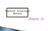 Chapter 13: Capital Structure Basics