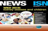 WKD 2016: kidney disease and children