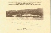 Glacier Bay National Park and Preserve, Historic Resource Study