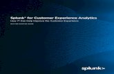 Splunk® for Customer Experience Analytics