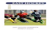 EAST REGION HANDBOOK 2016/17 season