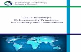 The IT Industry's Cybersecurity Principles for Industry and Government