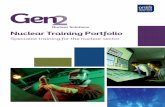 Nuclear Solutions Nuclear Training Portfolio