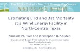 Estimating Bird and Bat Mortality at a Wind Energy Facility in North ...
