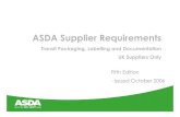 ASDA Supplier Requirements