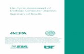 Life-Cycle Assessment of Desktop Computer Displays: Summary of ...