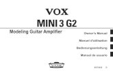 MINI3 G2 Owner's Manual