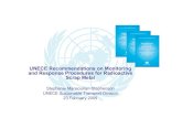 UNECE Recommendations on Monitoring and Response ...