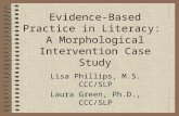 Evidence-Based Practice in Literacy: A Morphological Intervention ...