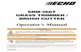 SRM-266T Operator's Manual