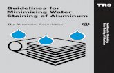 Guidelines for Minimizing Water Staining of Aluminum (pdf)