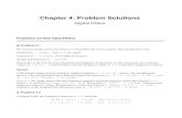 Chapter 4: Problem Solutions