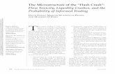 The Microstructure of the “Flash Crash”: Flow Toxicity, Liquidity ...