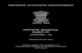 OFFICE MANUAL PART-IV